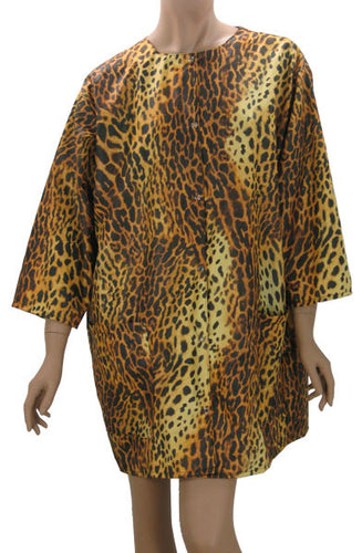 cheetah salon styling jacket