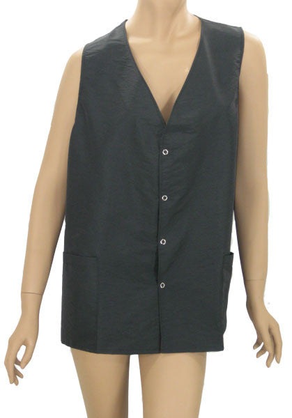 Hair Cutting Vest In Black Shimmer