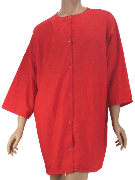 Plus Size Pocket Free Red Stylist Jacket