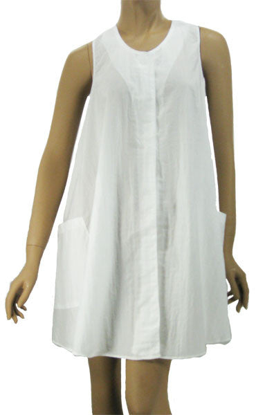 White Esthetician Salon Spa Swing Smock