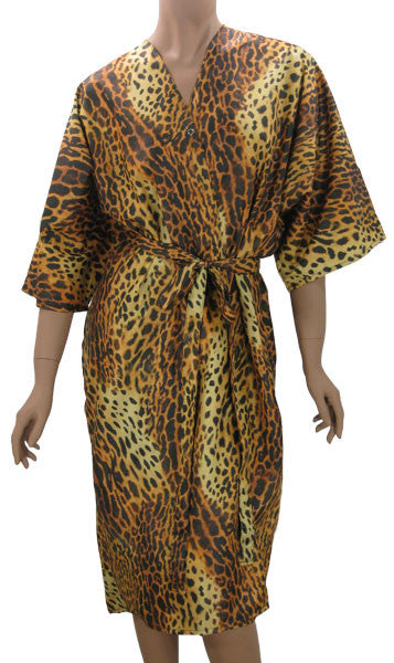 Salon Client Gowns In Cheetah Print