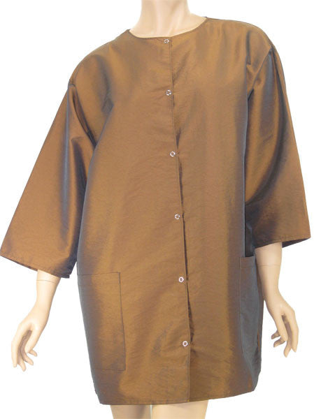 Plus Size Hair Stylist Jacket In Earth Color
