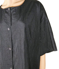 Work Smock Jacket Short Sleeve Lightweight Black Nylon Water Stain Resist Finish Sleeve Picture