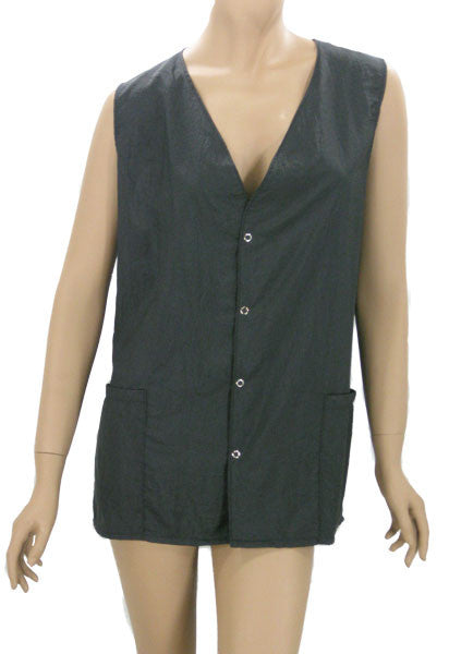 Plus Size Black Hair Stylists Vests